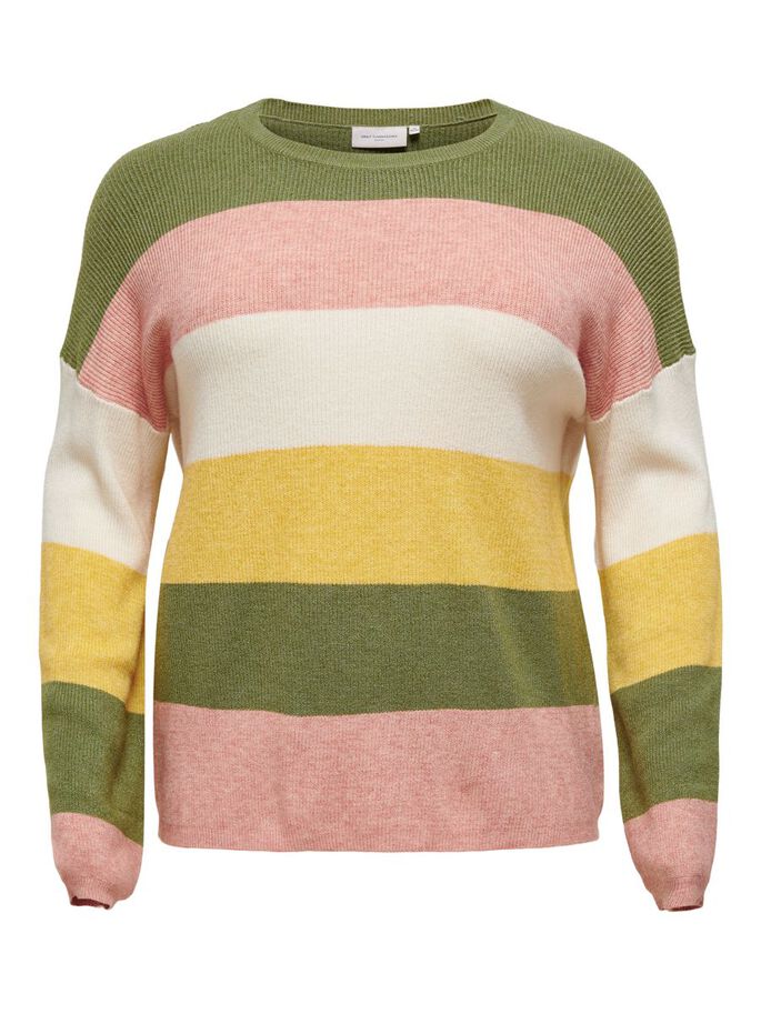 Carmakoma Pullover CARATIJA LS STRIPE PULLOVER KNT