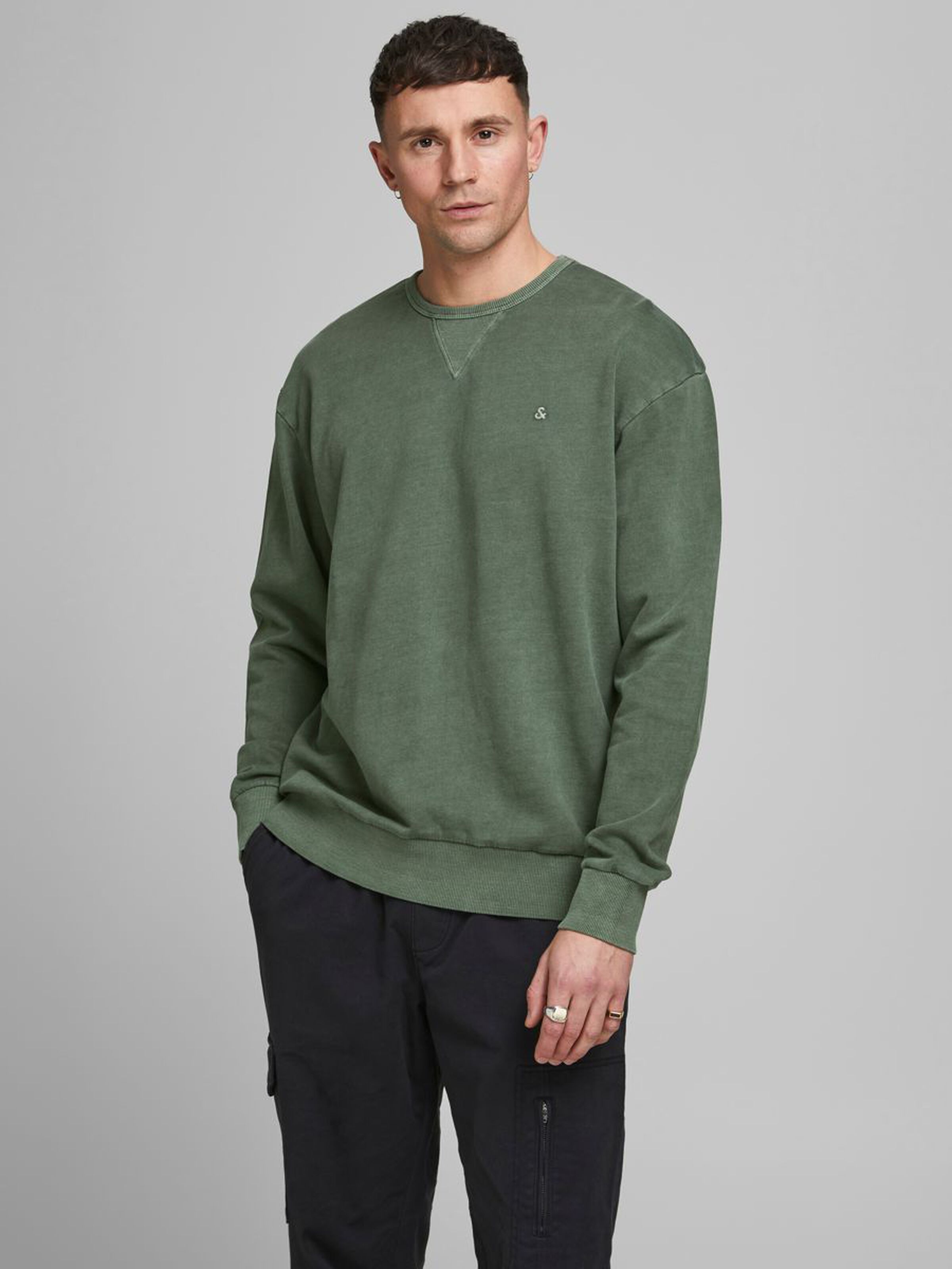 Jack & Jones Sweat Shirt JJEWASHED SWEAT CREW NECK
