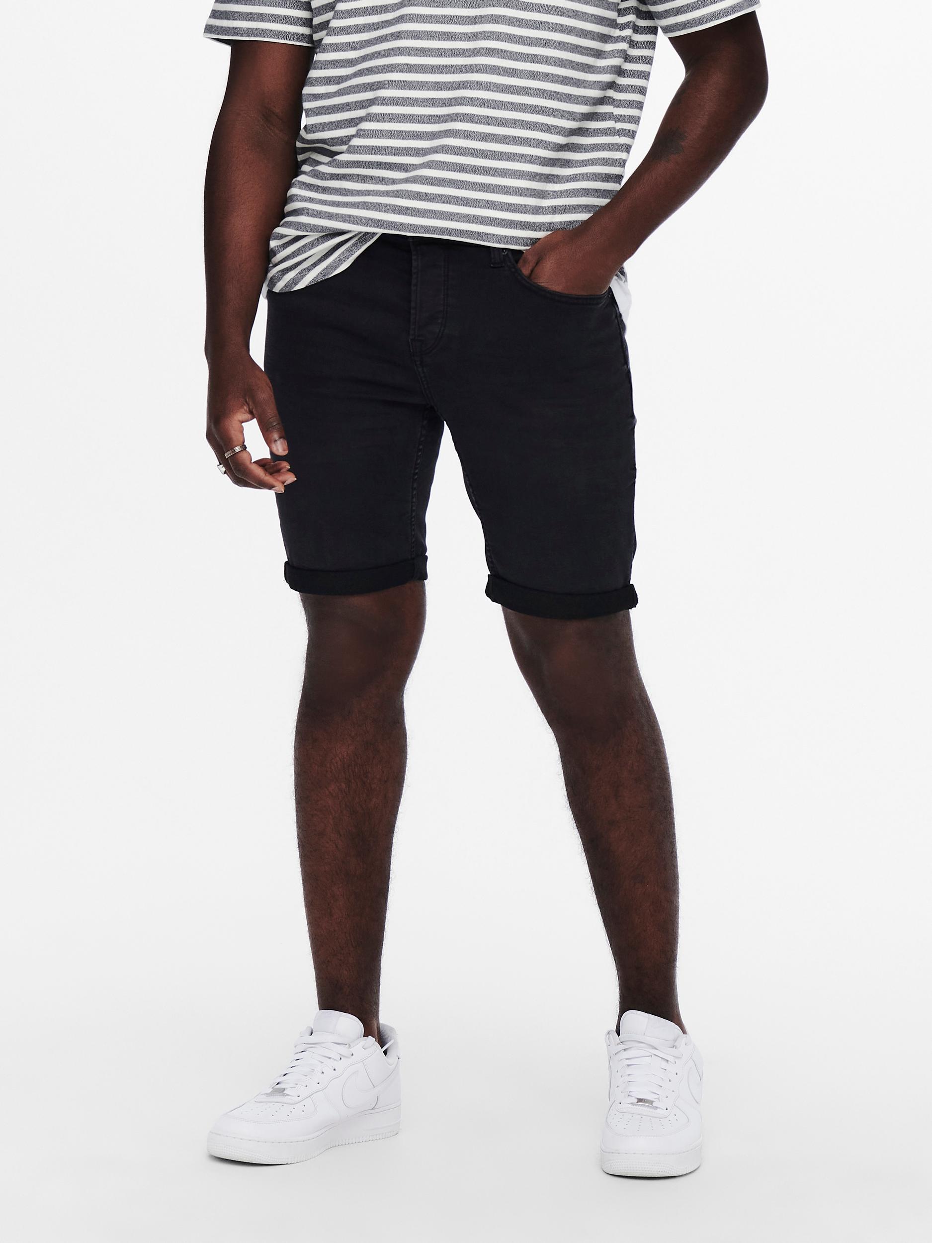 Only & Sons Jeansshorthort ONSPLY LIFE REG BLK JOG SHT PK 8581