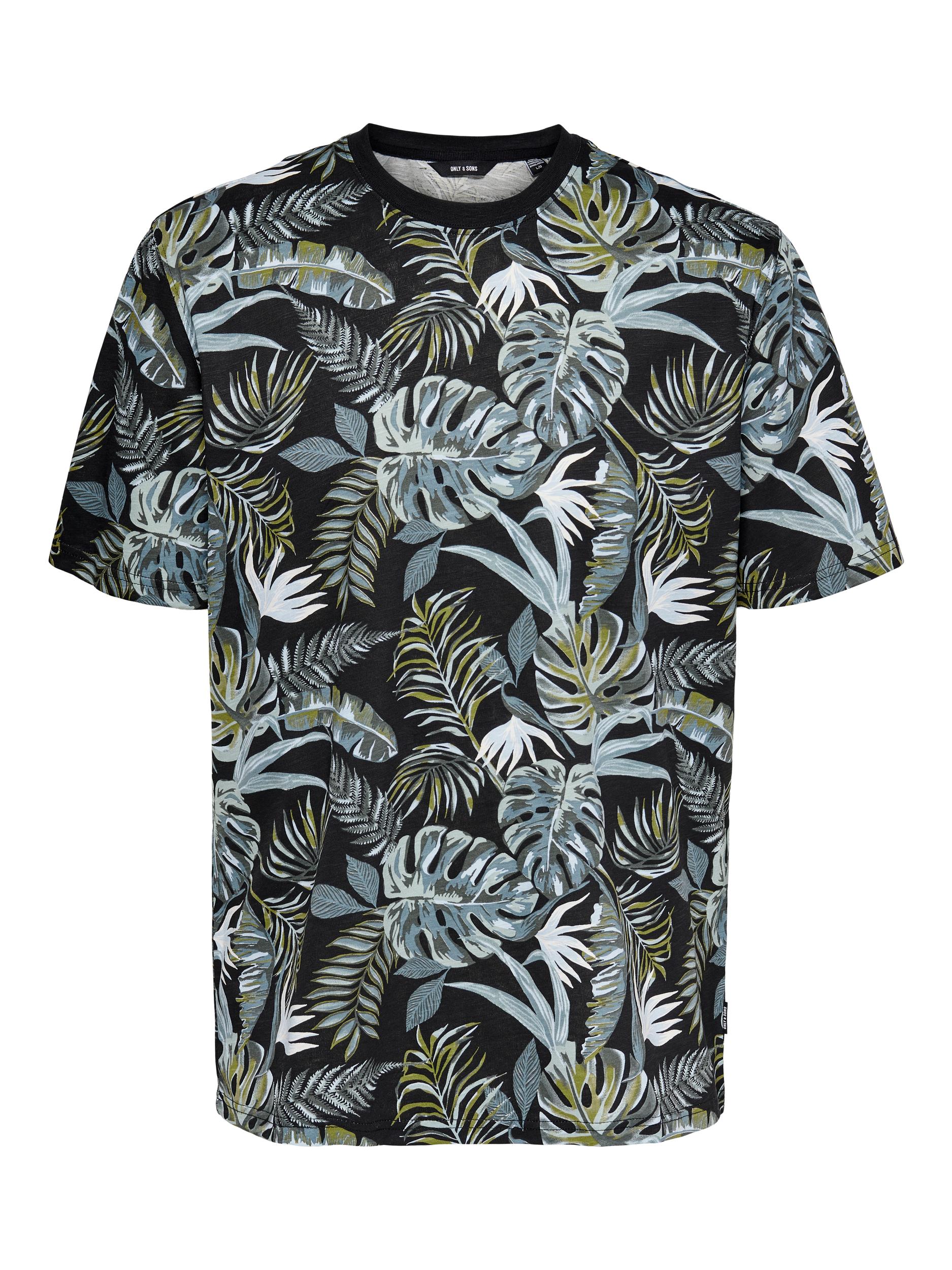 Only & Sons T-Shirt ONSMELODY LIFE REG SS AOP TEE