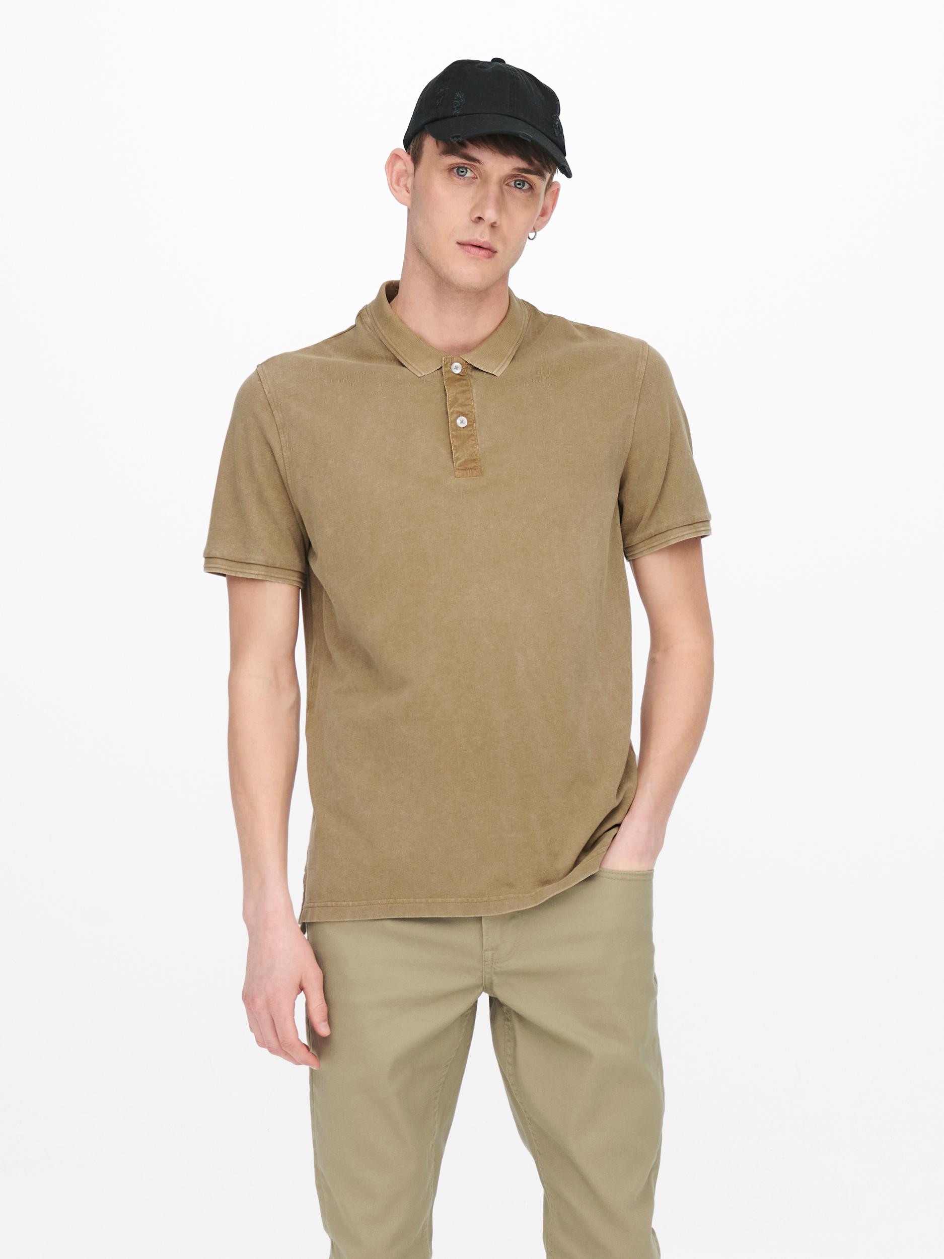 Only & Sons Poloshirt ONSTRAVIS SLIM WASHED SS