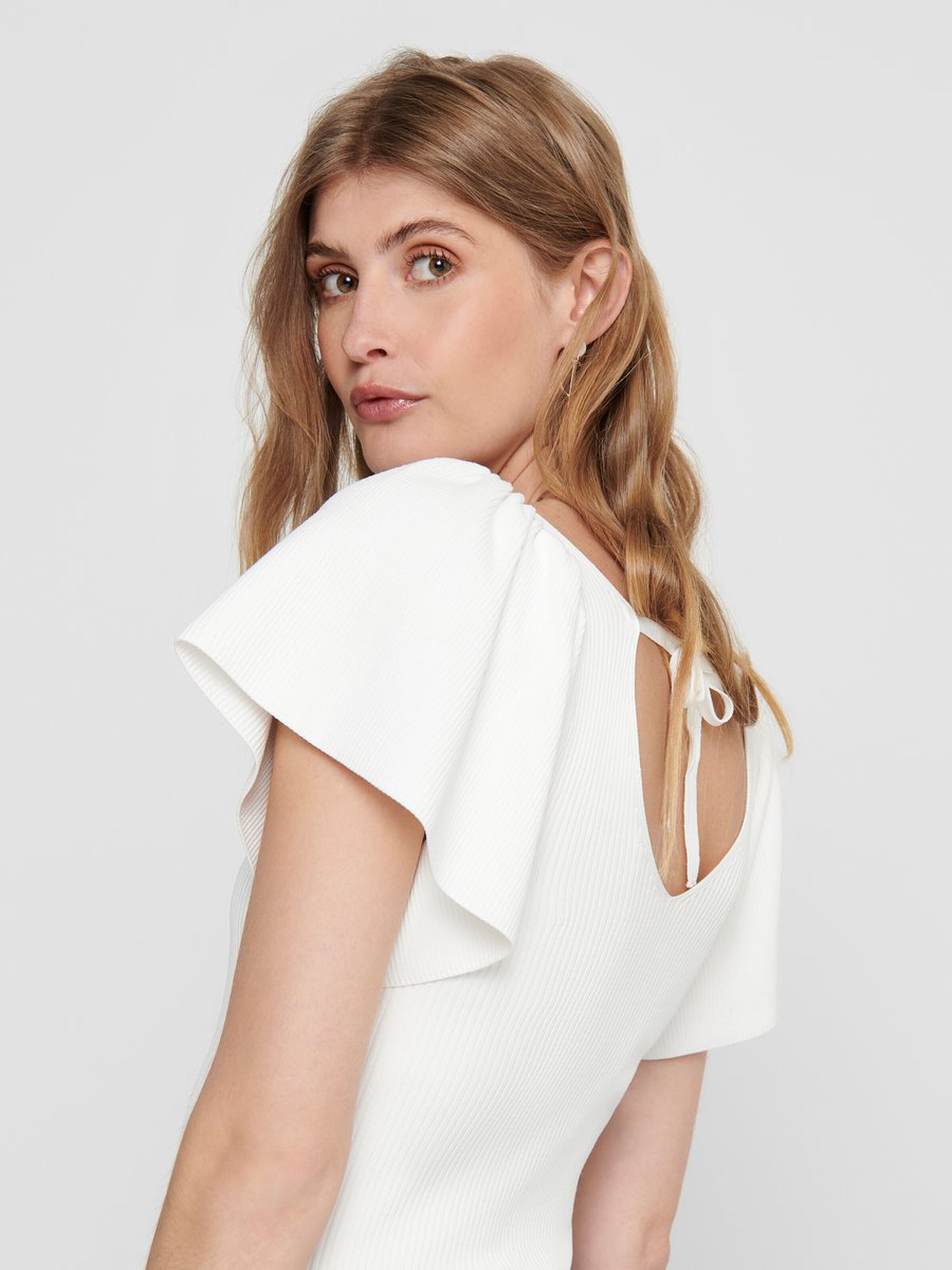 Only T-Shirt  ONLLEELO SS BACK PULLOVER KNT 