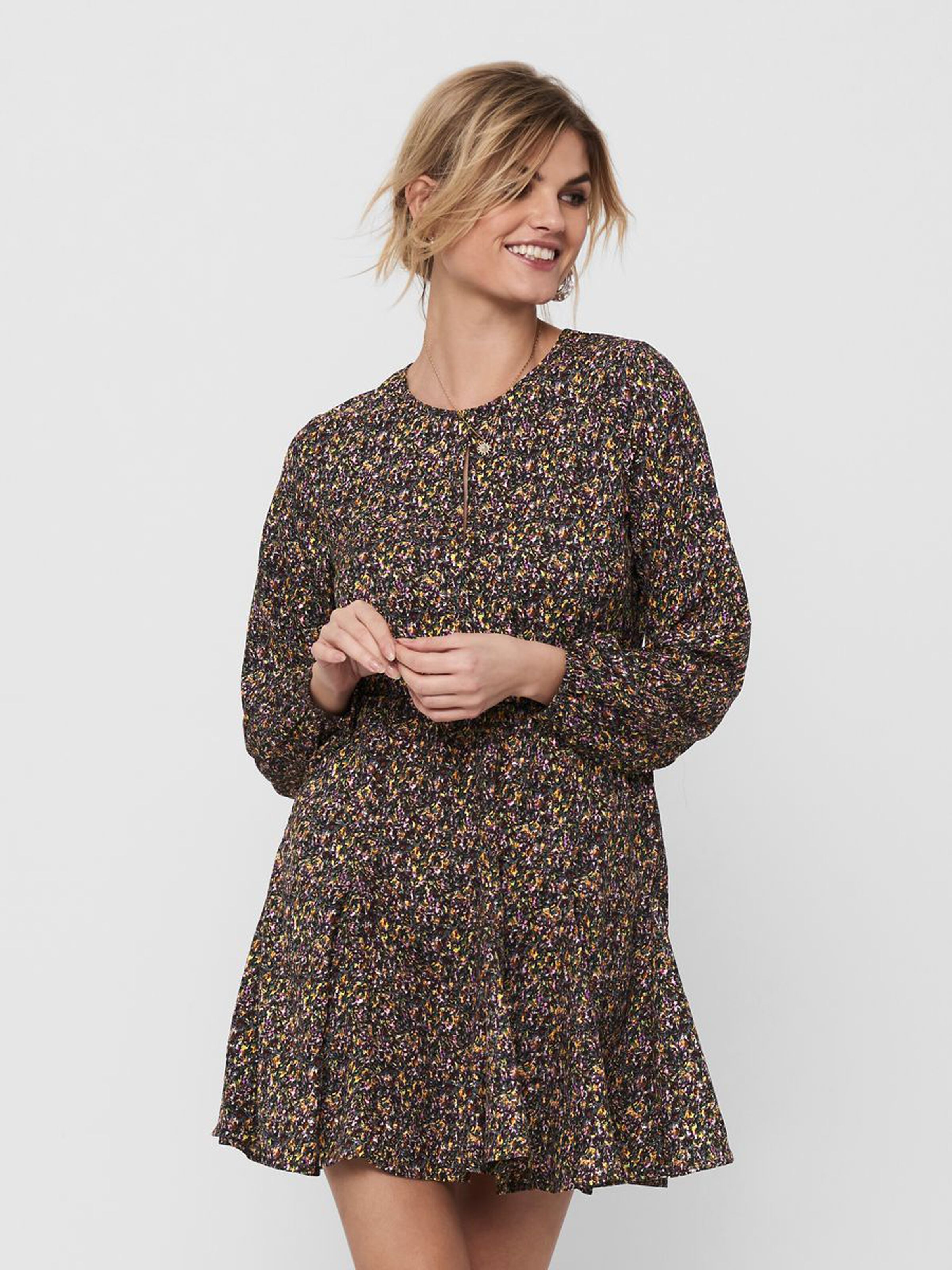 Jacqueline de Yong Kleid JDYMIA LS SHORT DRESS WVN