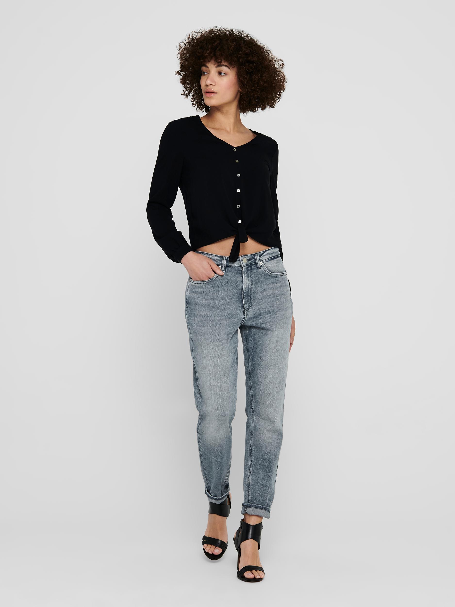 Only T-Shirt ONLNINA LIFE LS TIE SHIRT