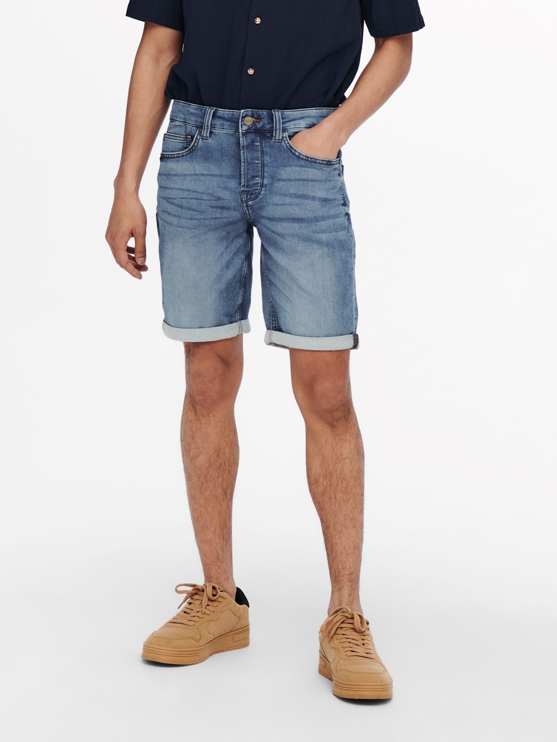 Only & Sons Jeansshort ONSPLY LIFE JOG BLUE SHORTS PK 8584