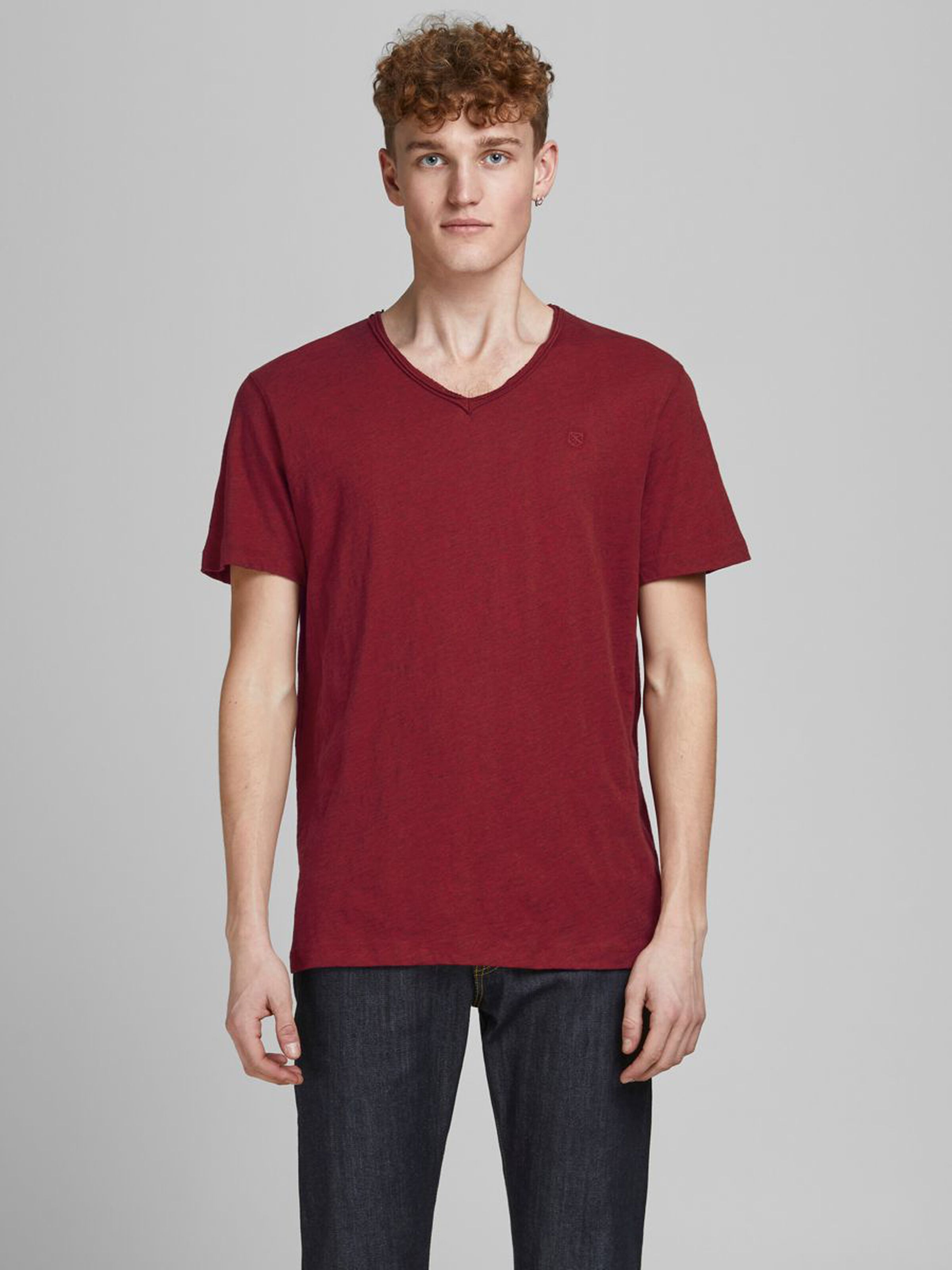 Jack & Jones T-Shirt JPRBLUVANCE TEE SS V-NECK