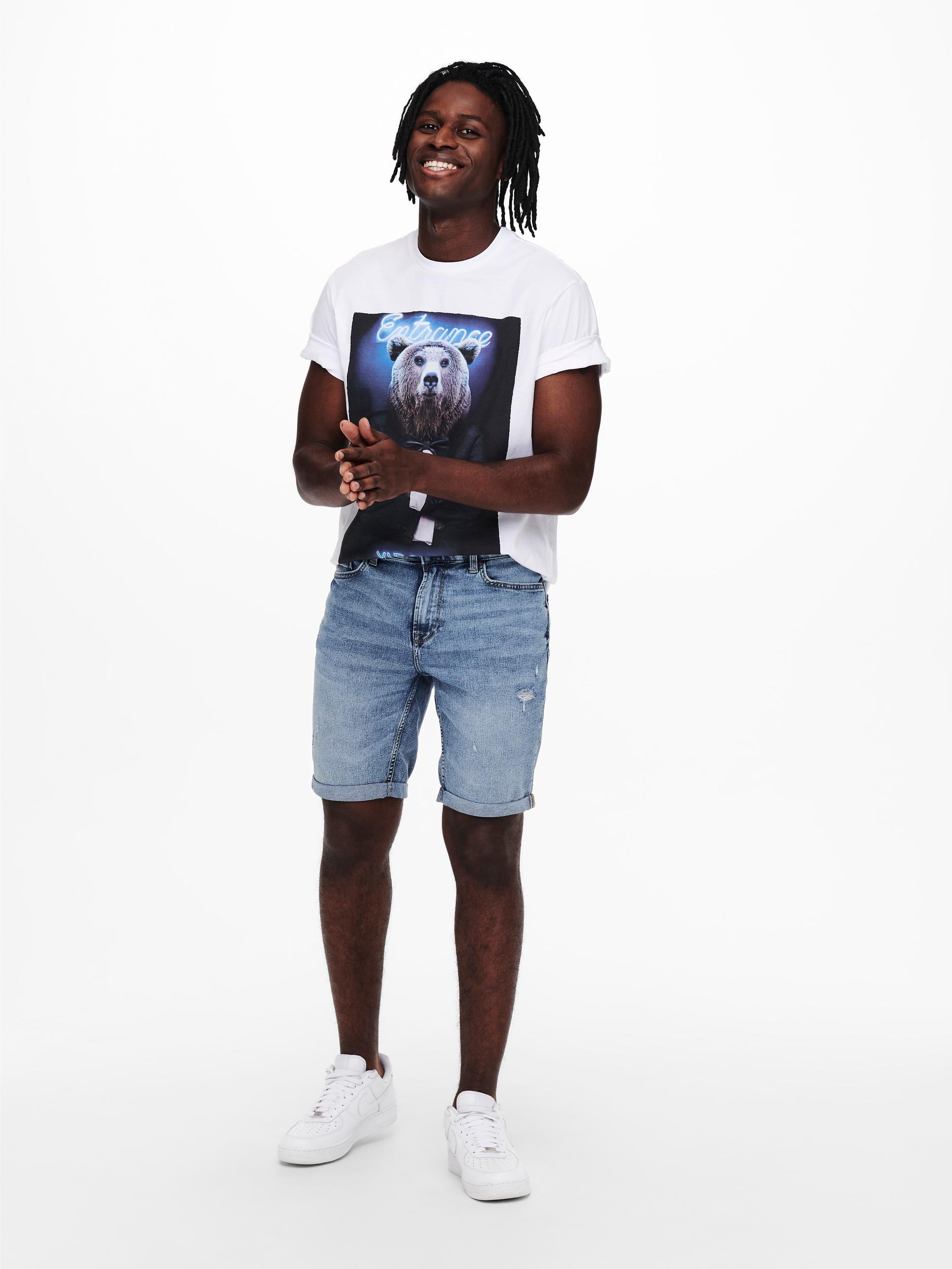 Only & Sons Shorts ONSPLY LIFE BLUE SHORTS PK 9567 NOOS