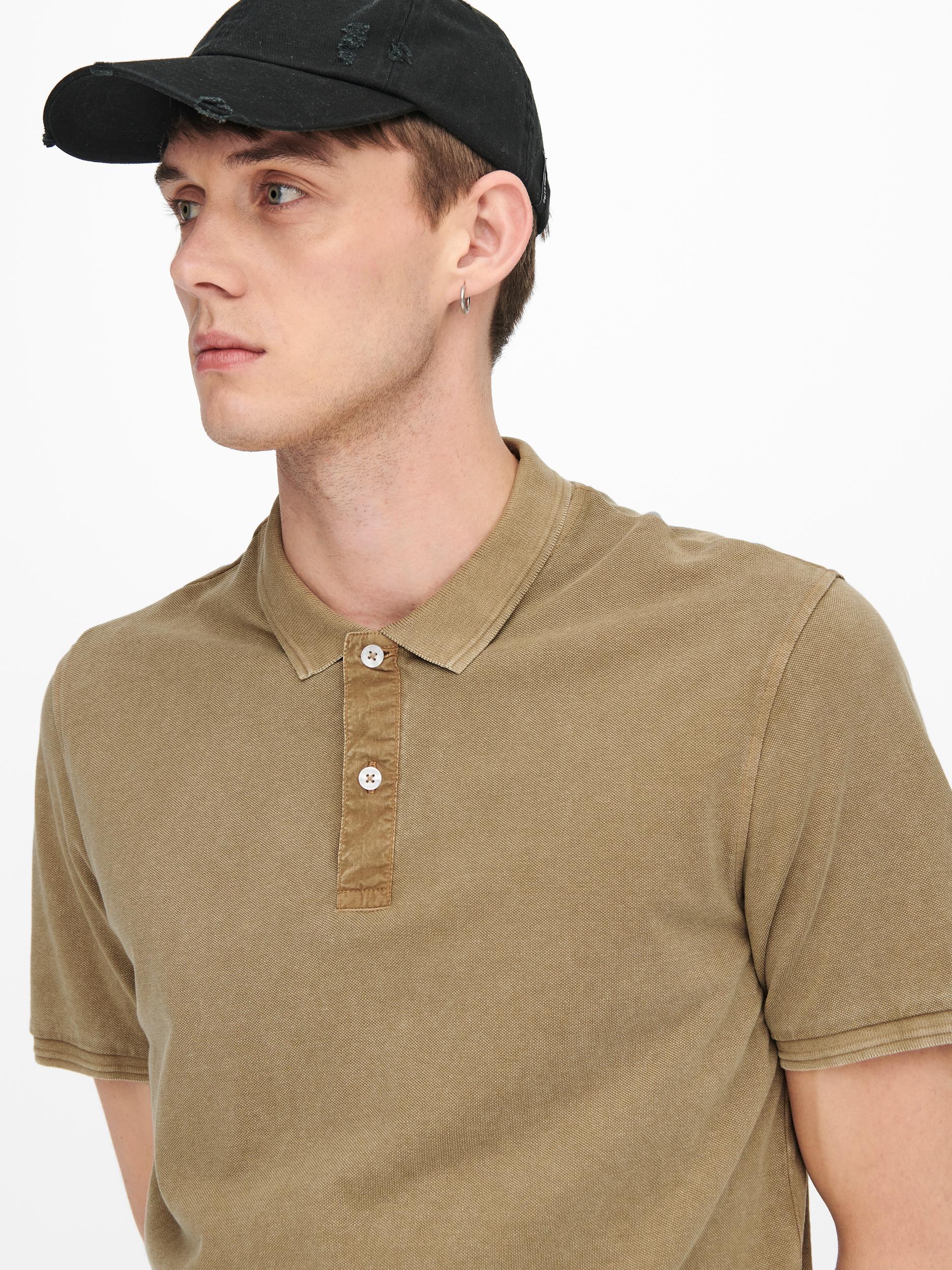 Only & Sons Poloshirt ONSTRAVIS SLIM WASHED SS