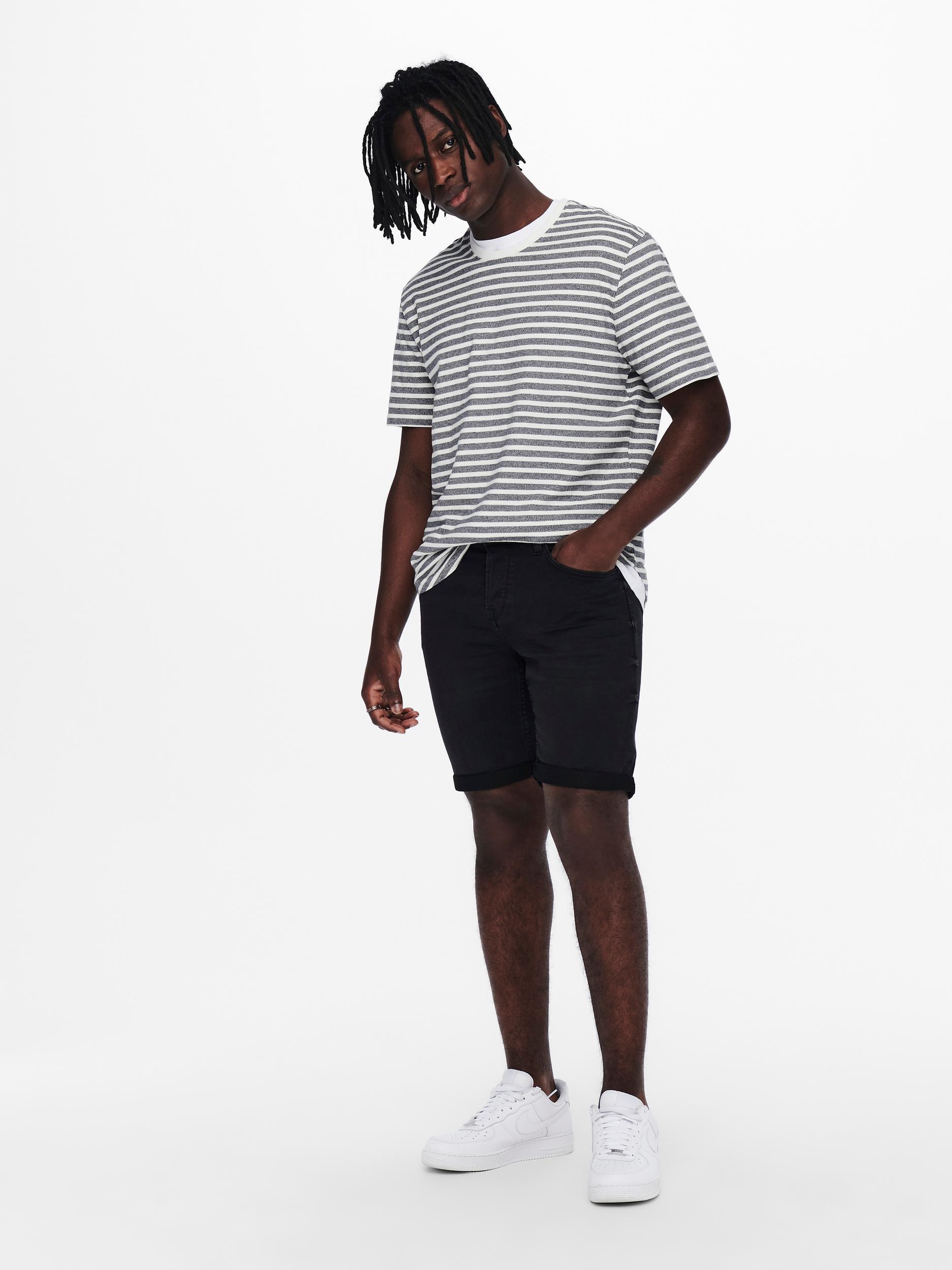 Only & Sons Jeansshorthort ONSPLY LIFE REG BLK JOG SHT PK 8581