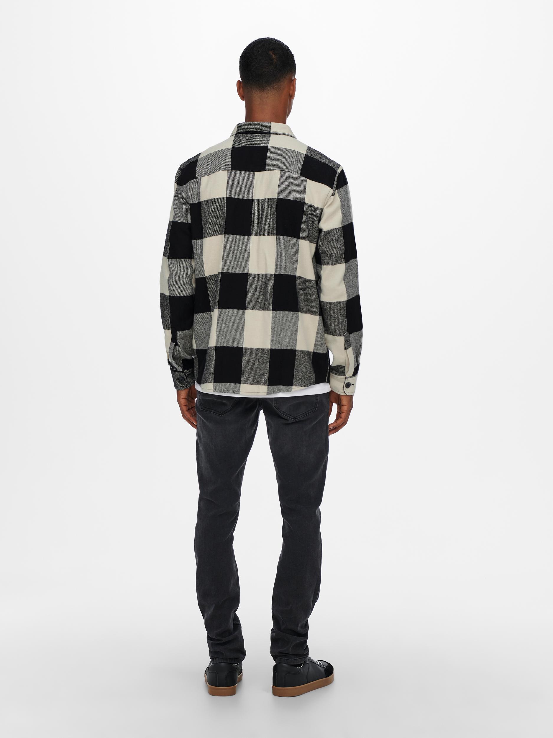 Only & Sons Hemd ONSMILO LS CHECK OVERSHIRT NOOS
