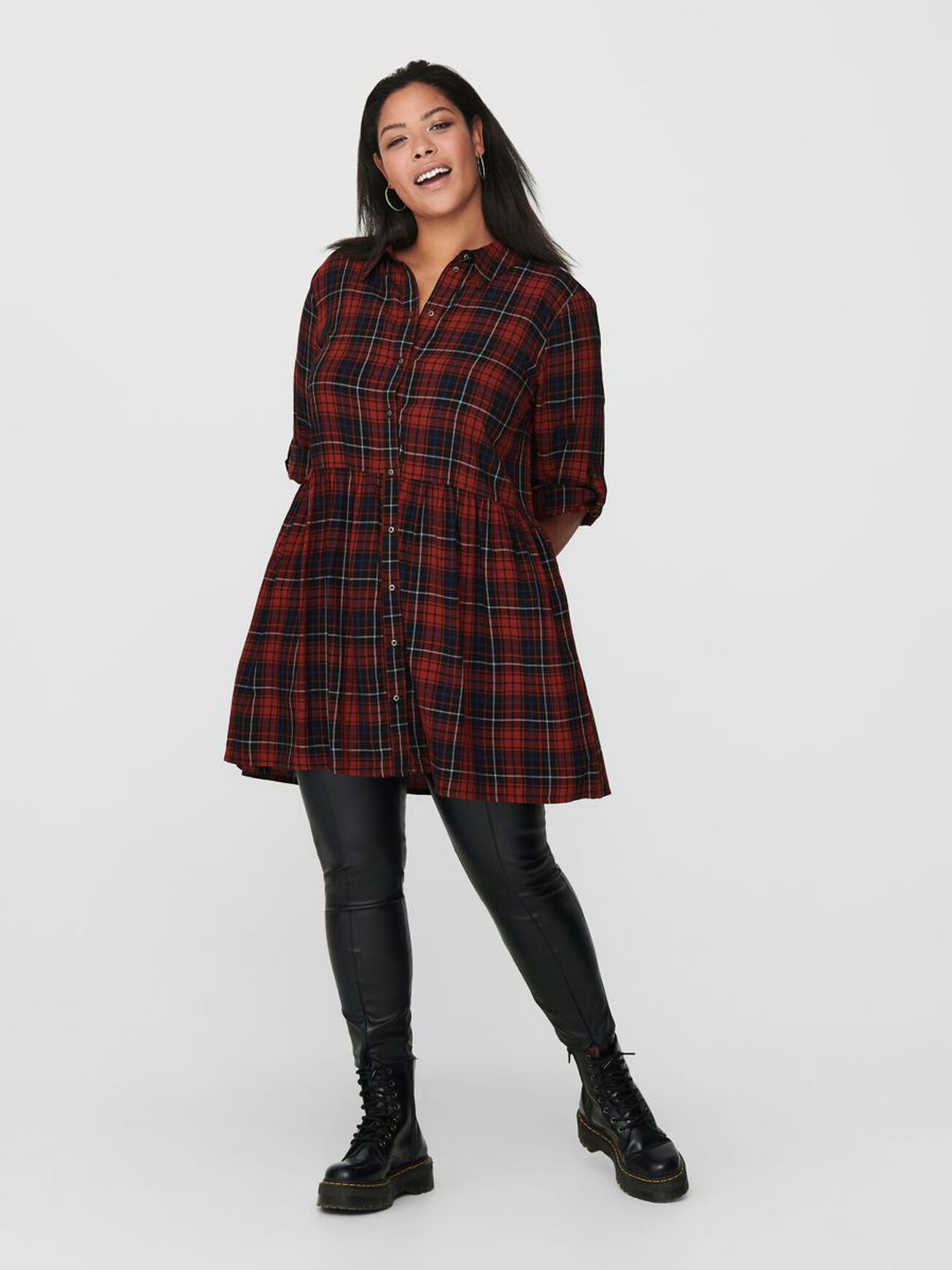 Carmakoma Kleid CARCHICAGOS 34 TUNIC CHECK DRESS