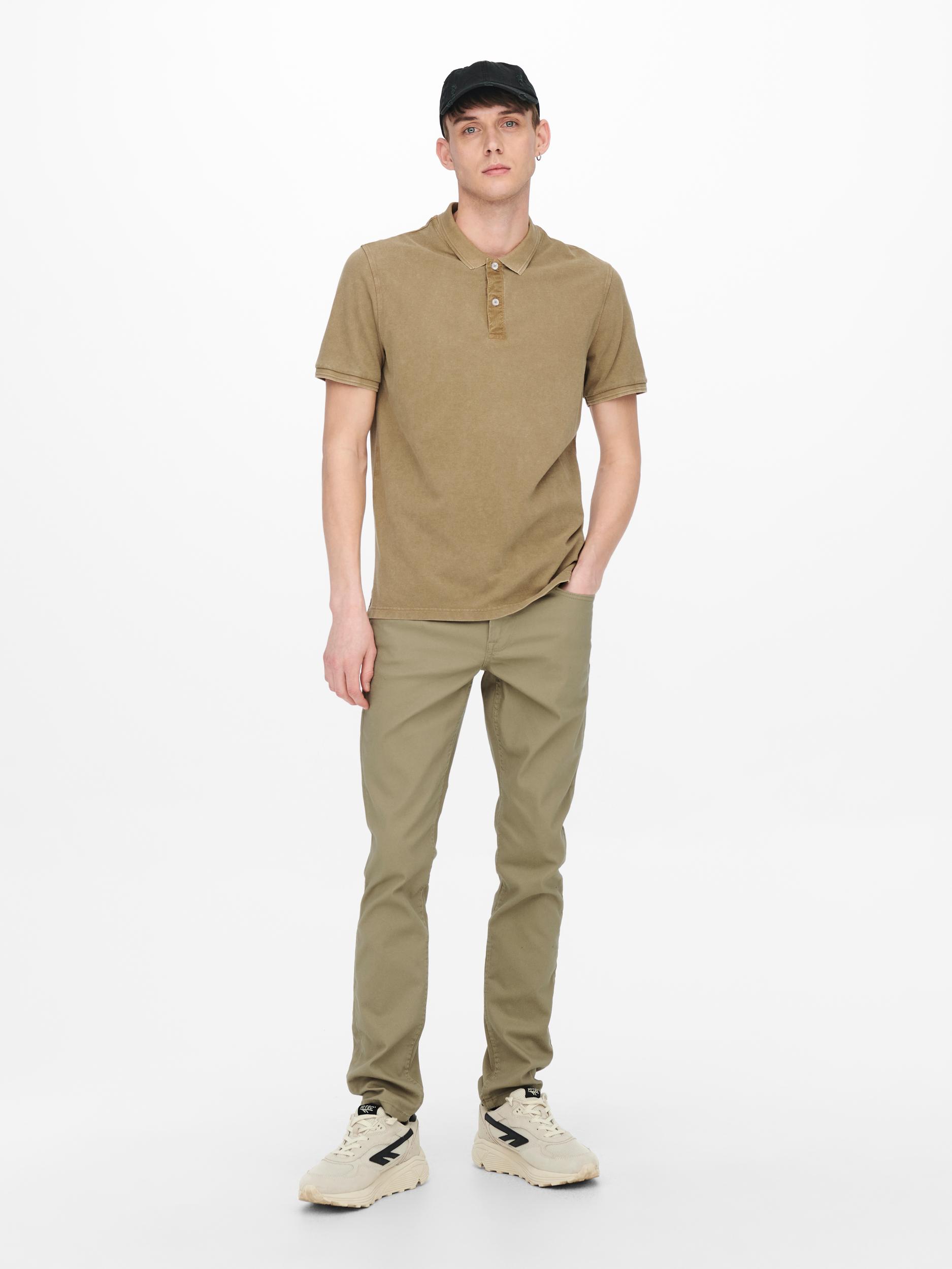 Only & Sons Poloshirt ONSTRAVIS SLIM WASHED SS