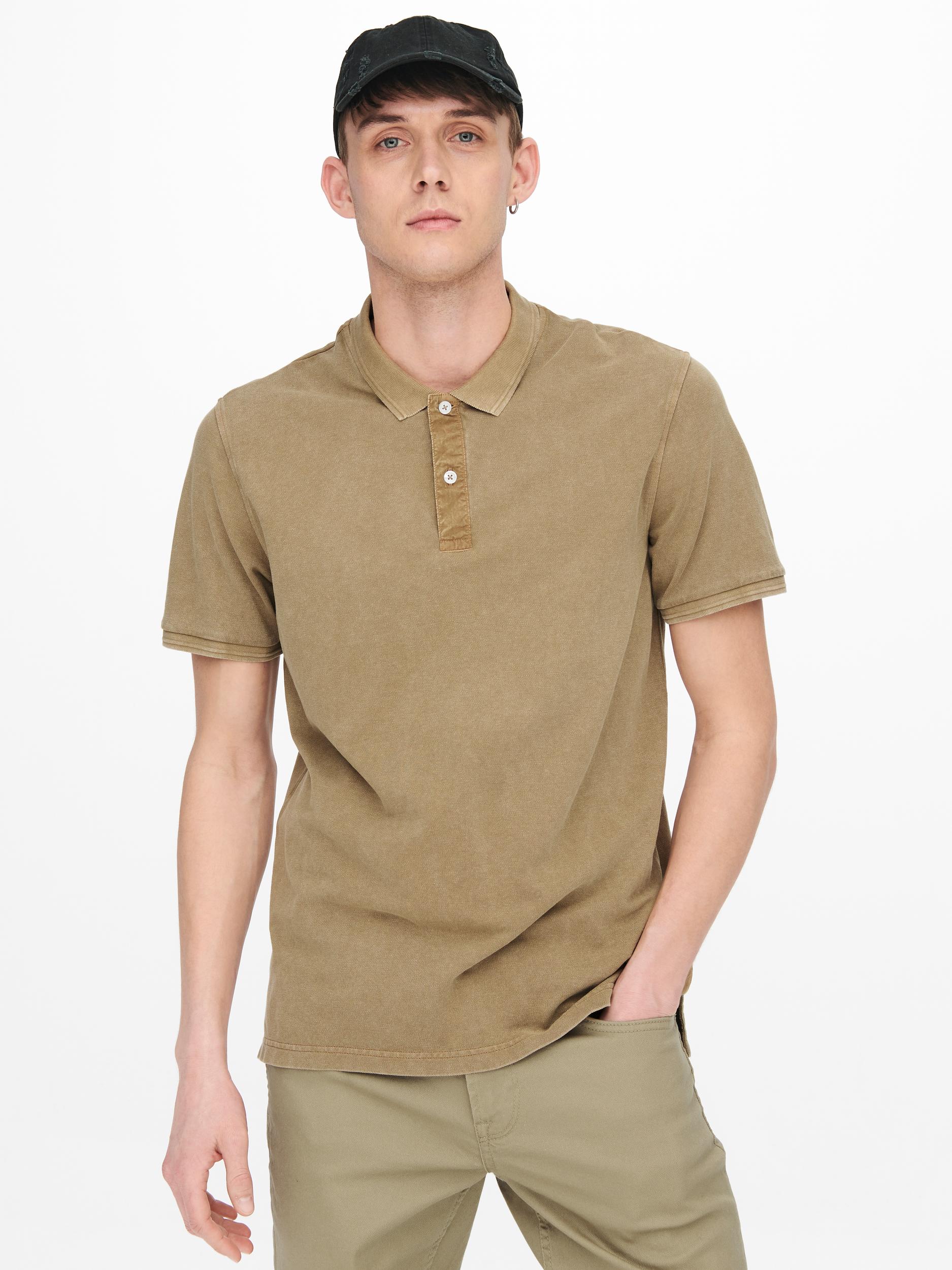 Only & Sons Poloshirt ONSTRAVIS SLIM WASHED SS