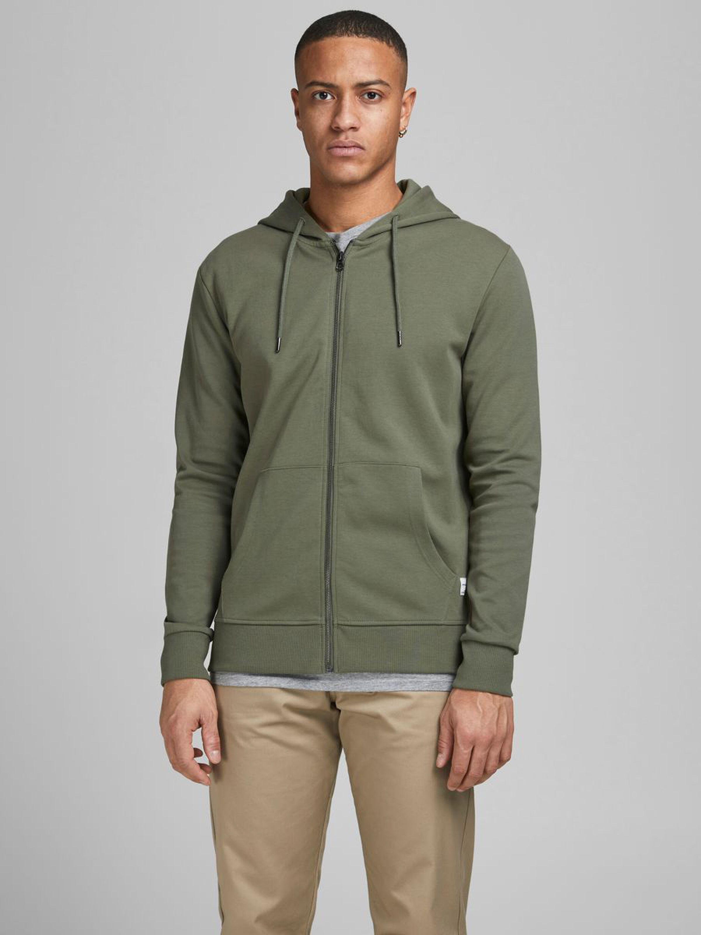 Jack & Jones Sweatjacke  JJEBASIC SWEAT ZIP HOOD