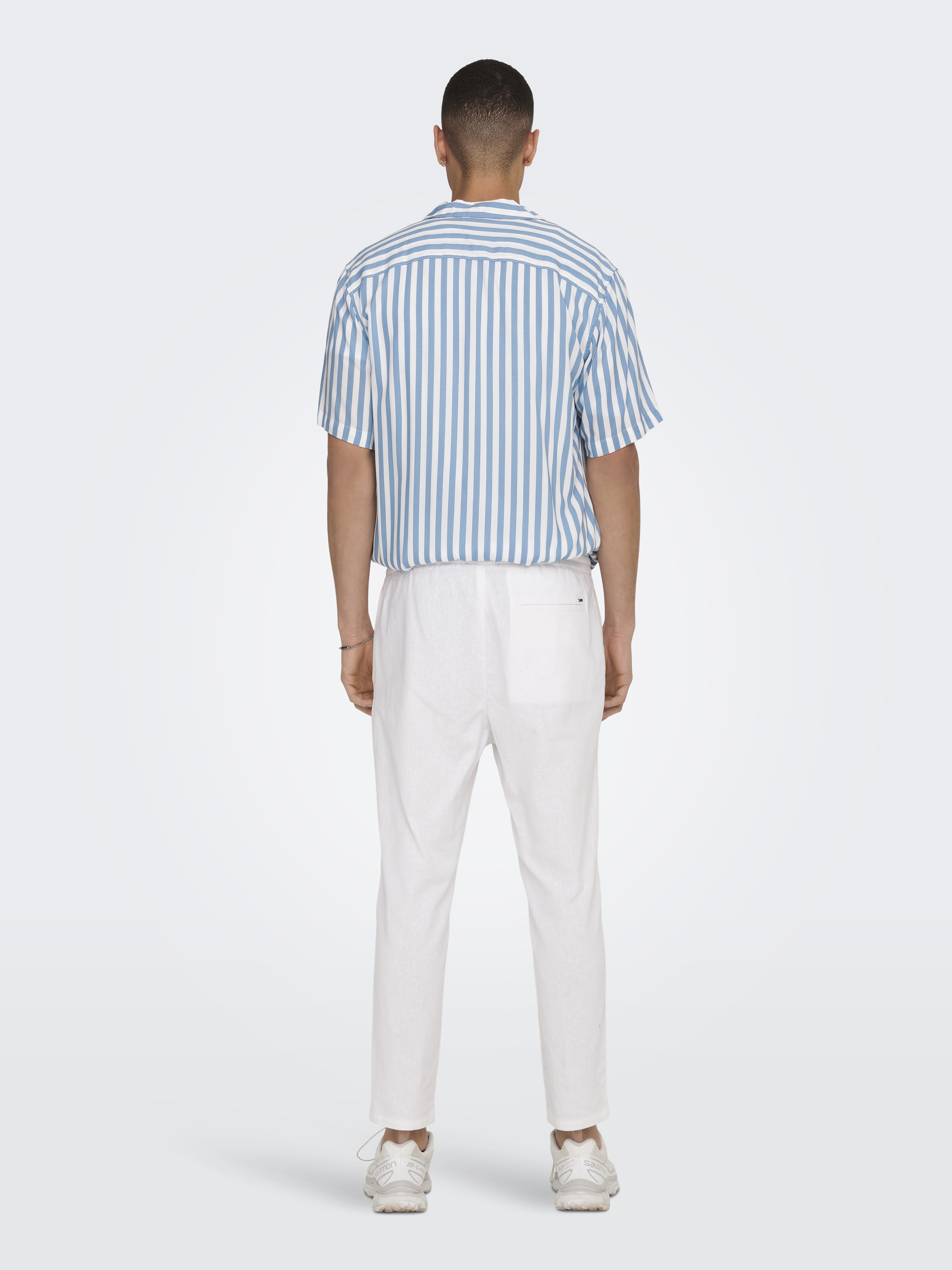 Only & Sons Linenhose ONSLINUS CROP 0007 COT LIN PNT