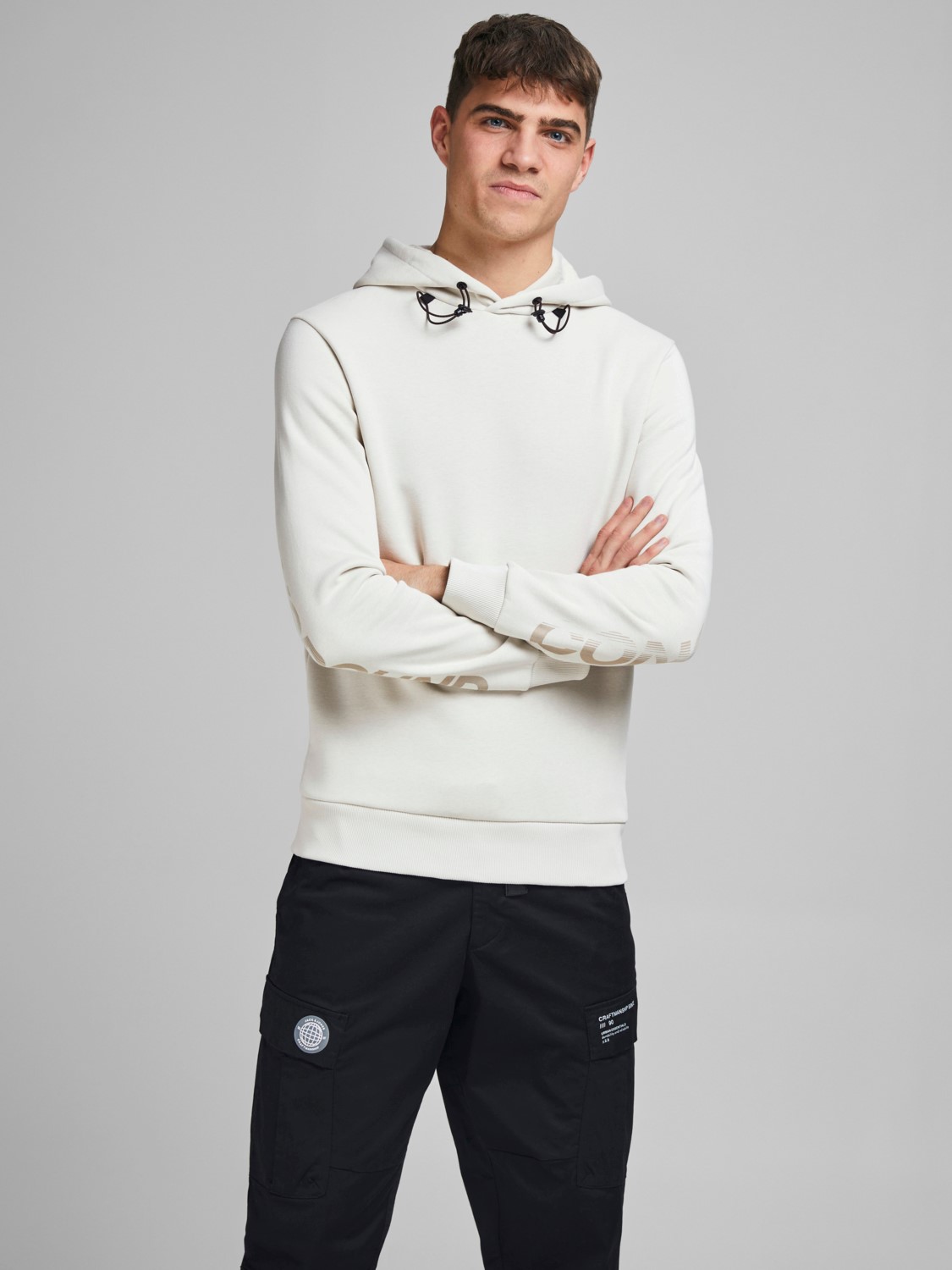 Jack & Jones Hoodie JCONITCH SWEAT HOOD LTN