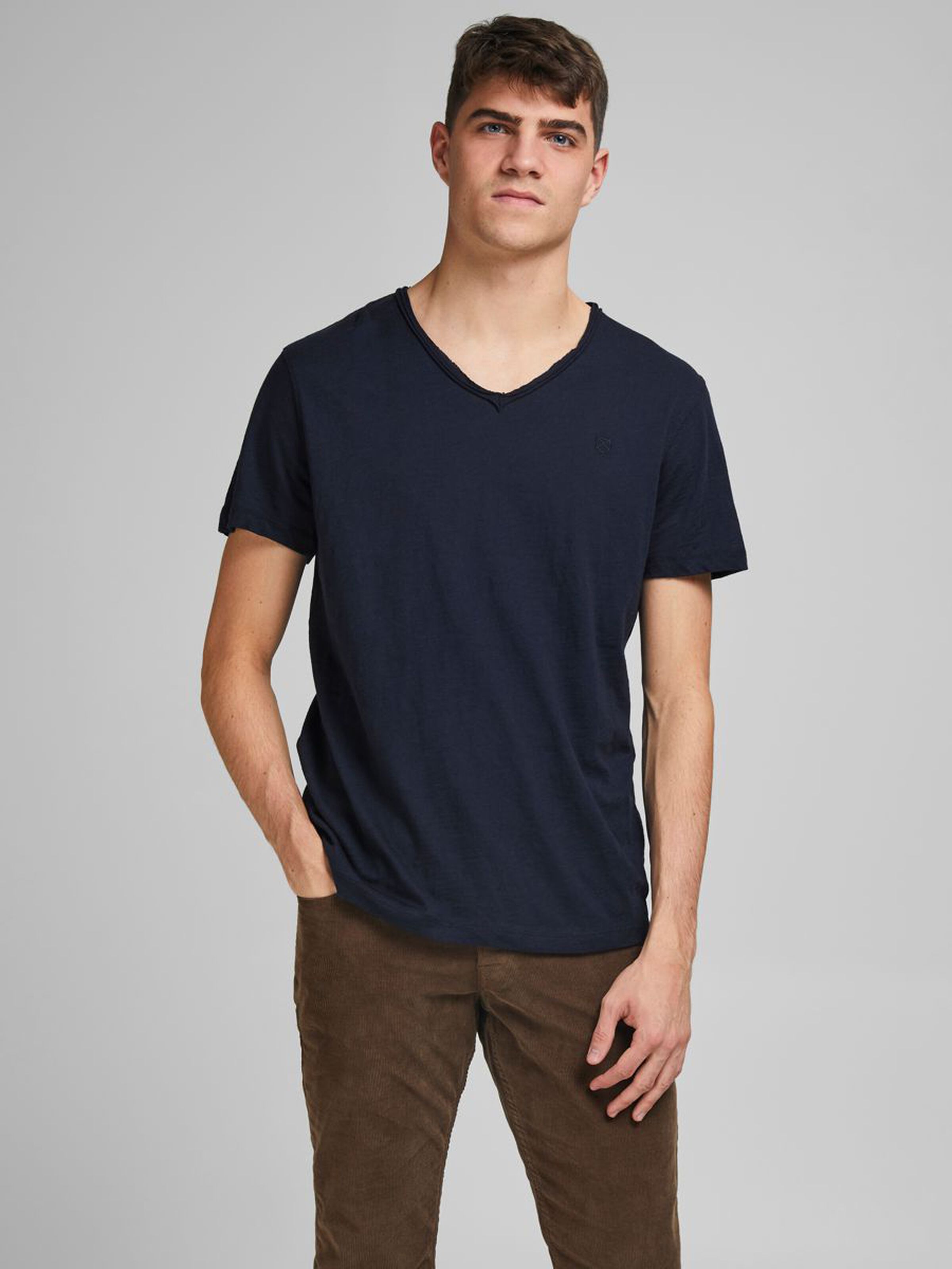 Jack & Jones T-Shirt JPRBLUVANCE TEE SS V-NECK