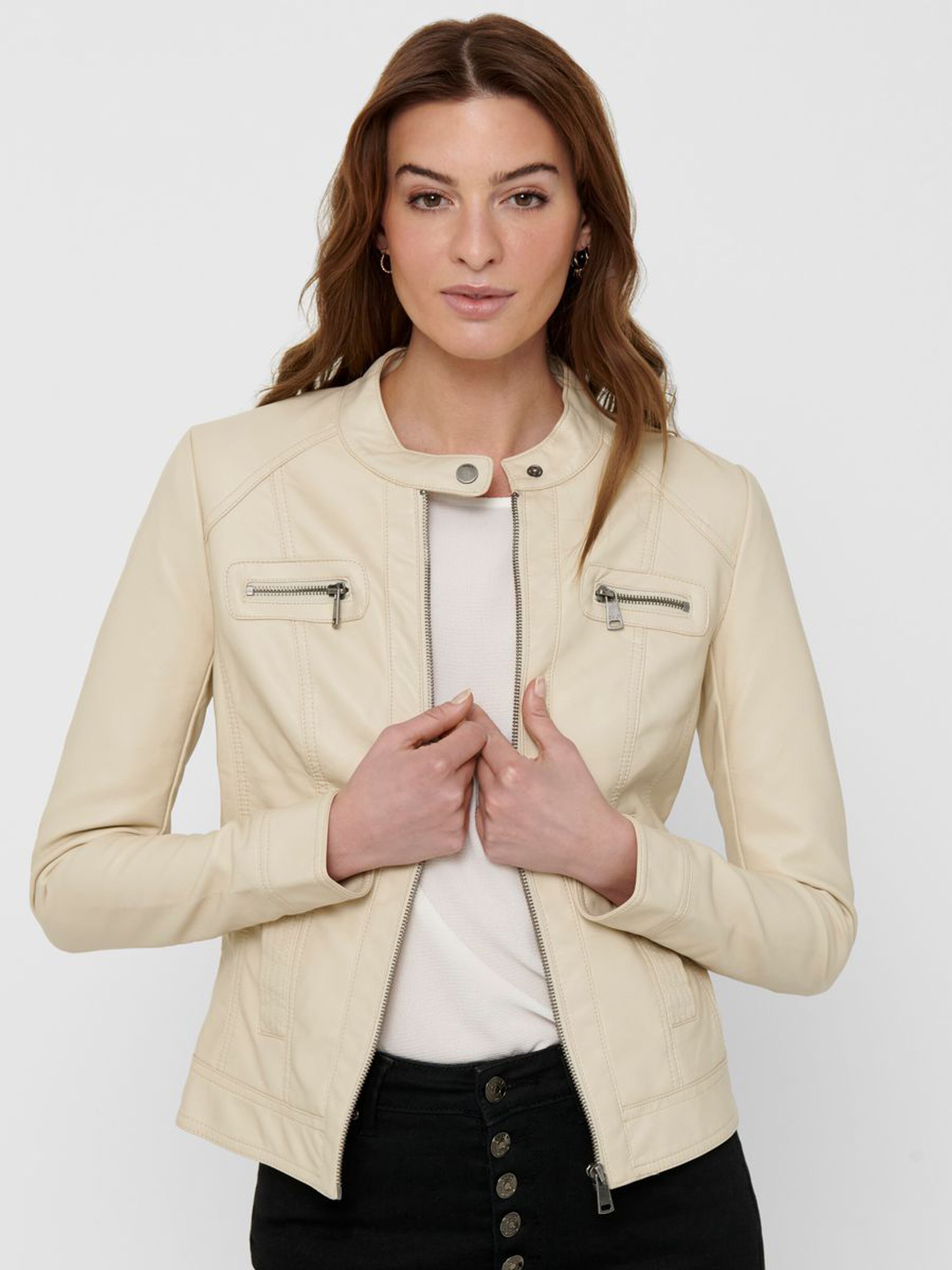 Only Jacke ONLBANDIT FAUX LEATHER BIKER OTW