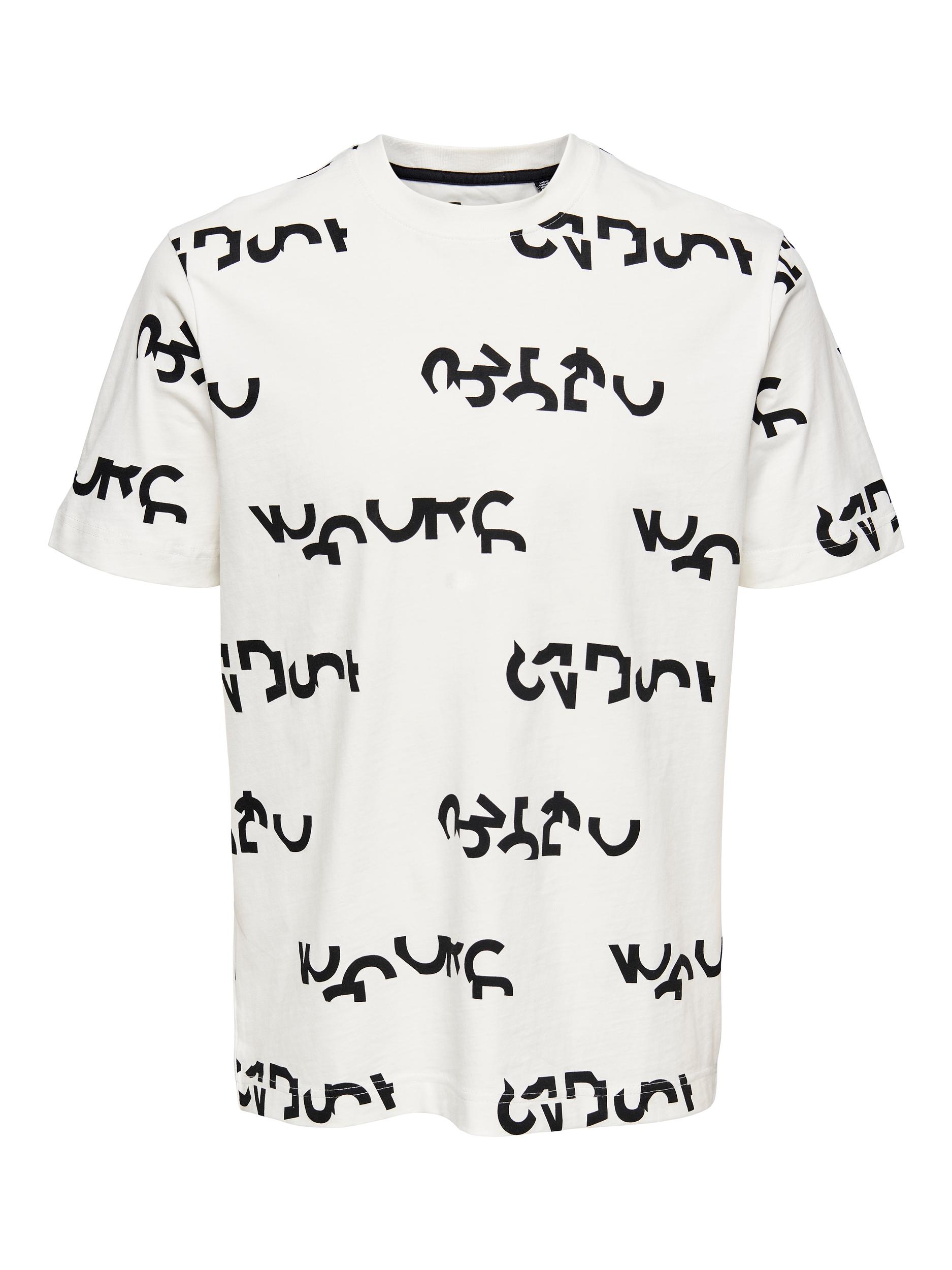 Only & Sons T-Shirt ONSKIRK RLX SS AOP TEE