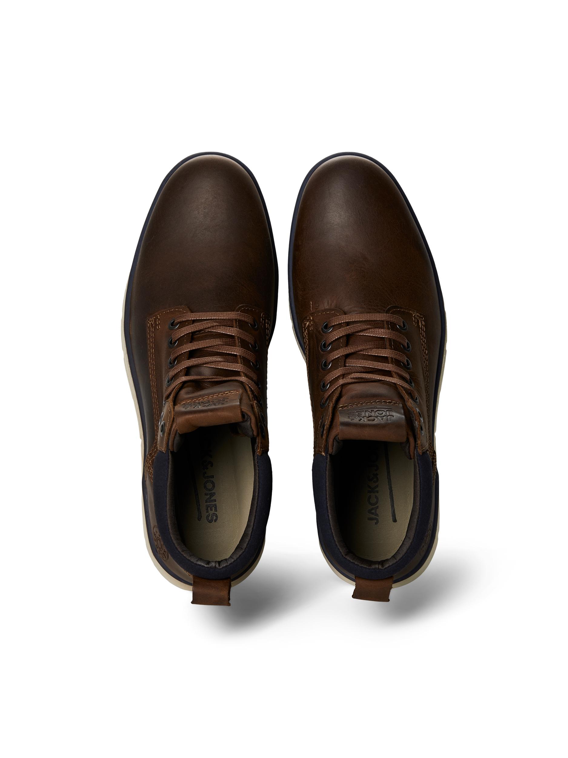 Jack & Jones JFWTUBAR LEATHER BRANDY SH