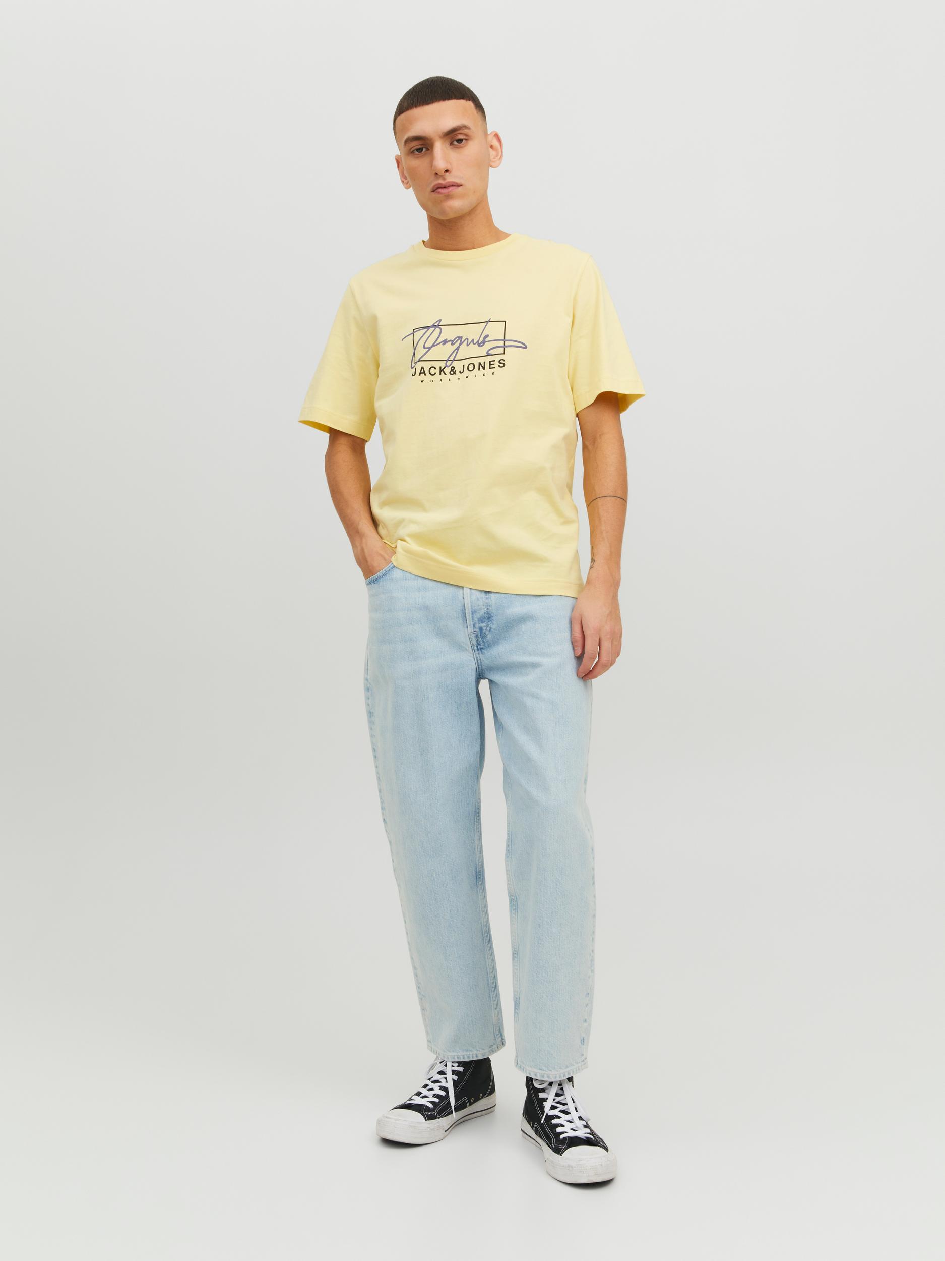 JACK & JONES T-SHIRT JORSPLASH BRANDING TEE SS CREW NECK