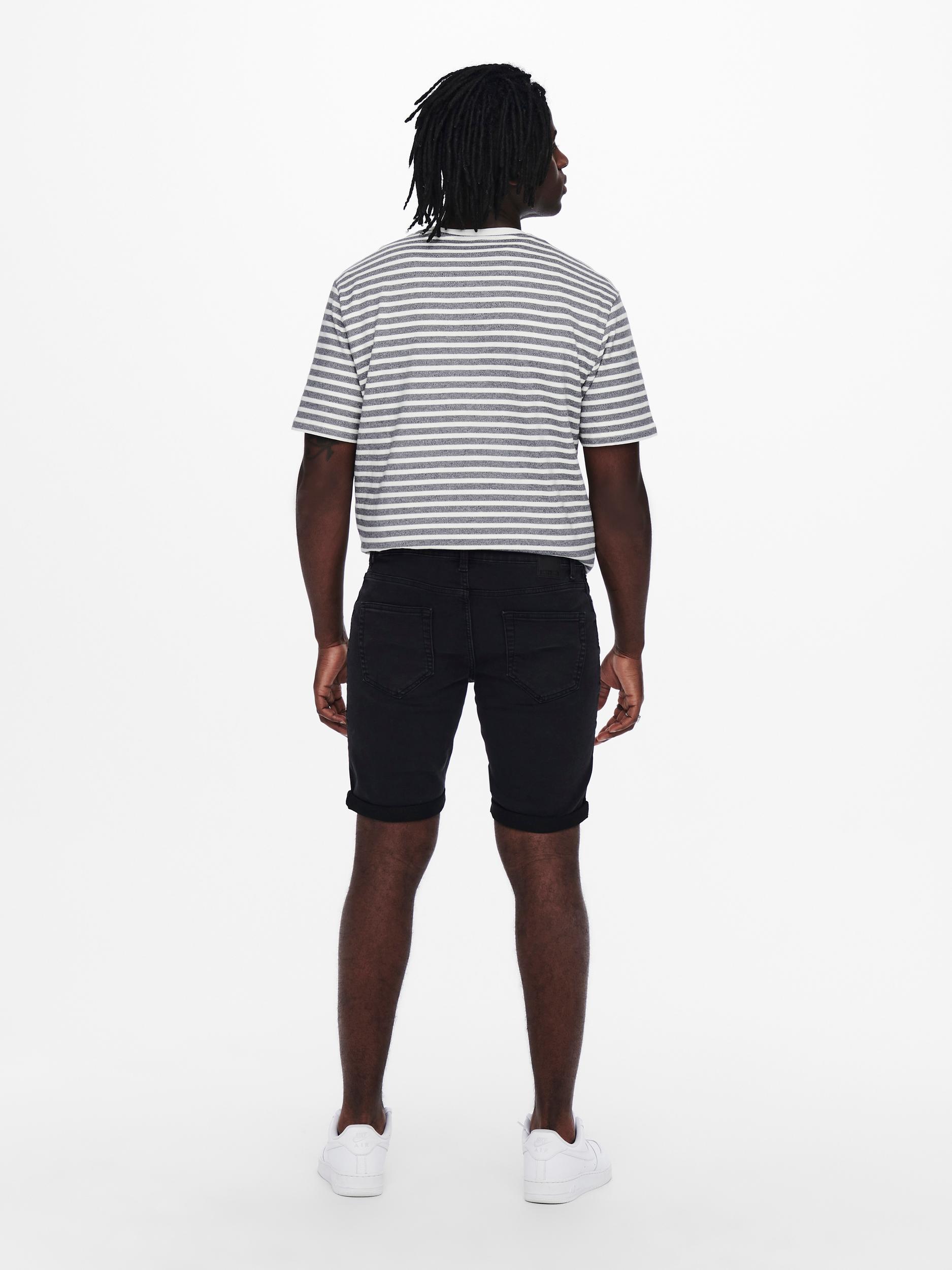 Only & Sons Jeansshorthort ONSPLY LIFE REG BLK JOG SHT PK 8581