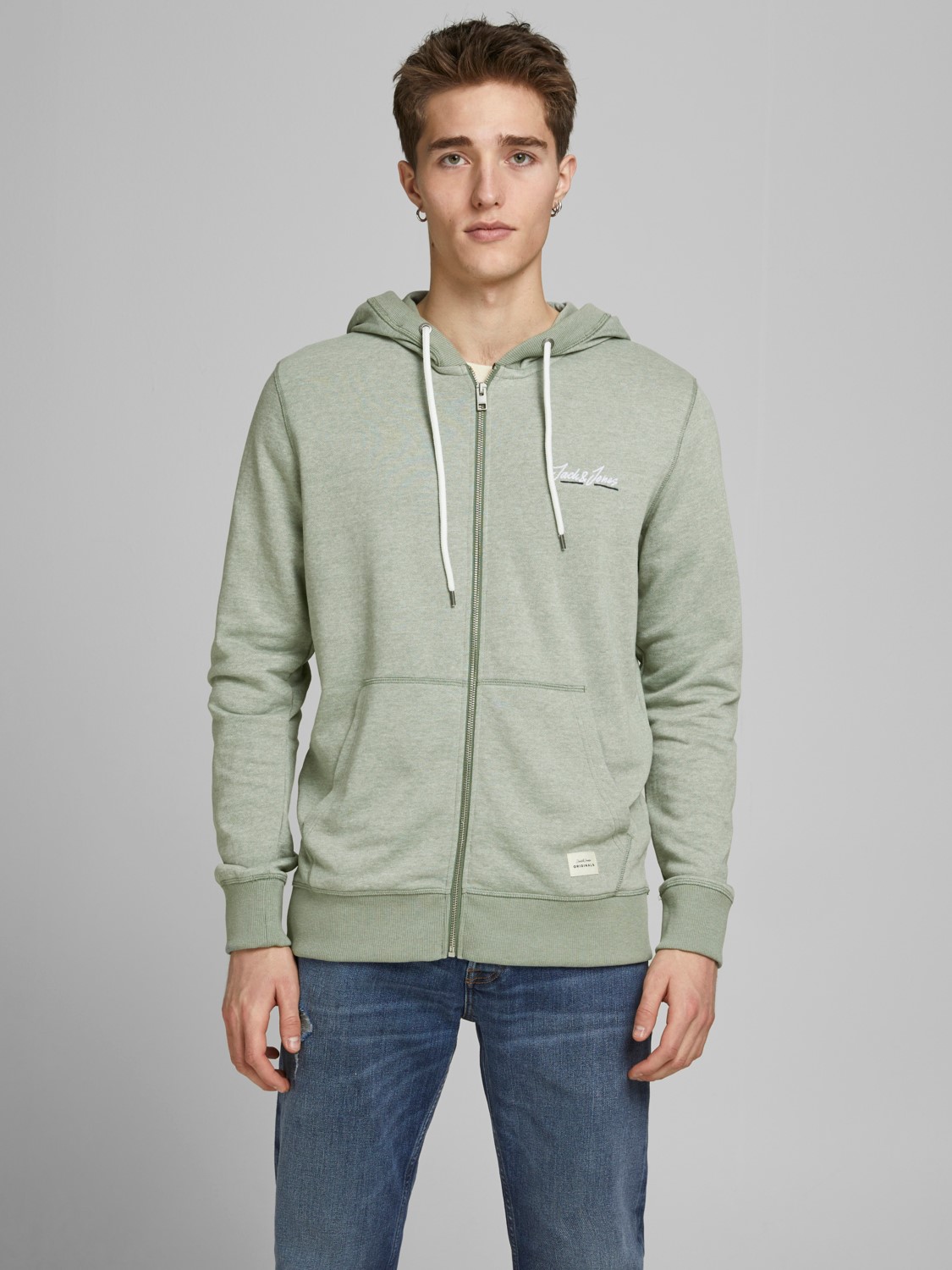 Jack & Jones Sweatjacke JORTONS SWEAT ZIP HOOD 